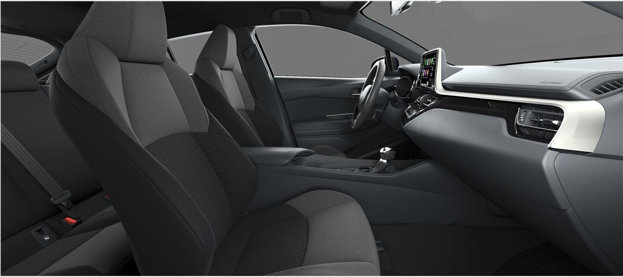 Renting Toyota C-HR 1.8 125h Active Blanco Classic SUV Automático ECO Interior