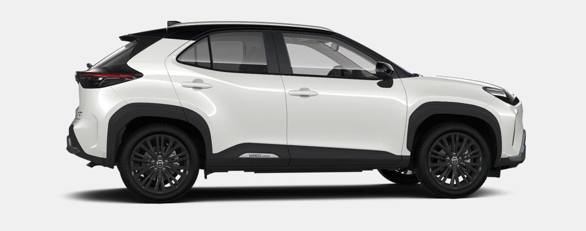 Toyota Yaris Cross bitono blanco perlado adventure Renting Finders