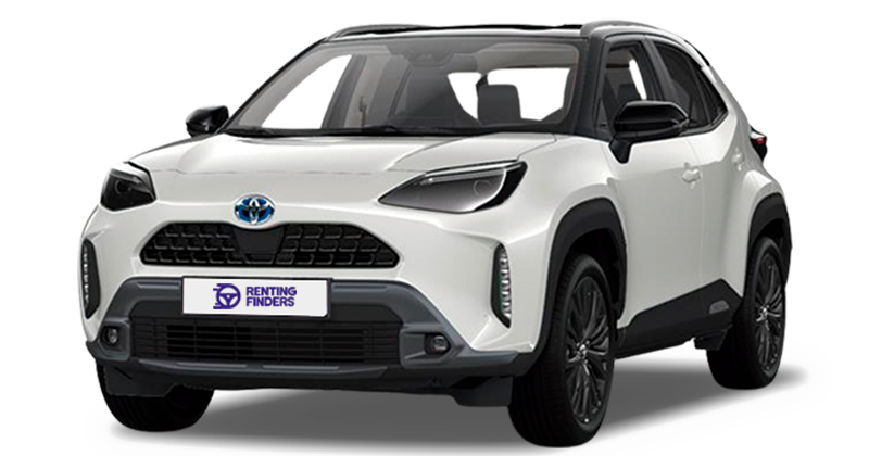Toyota Yaris Cross bitono blanco perlado adventure de Renting Finders