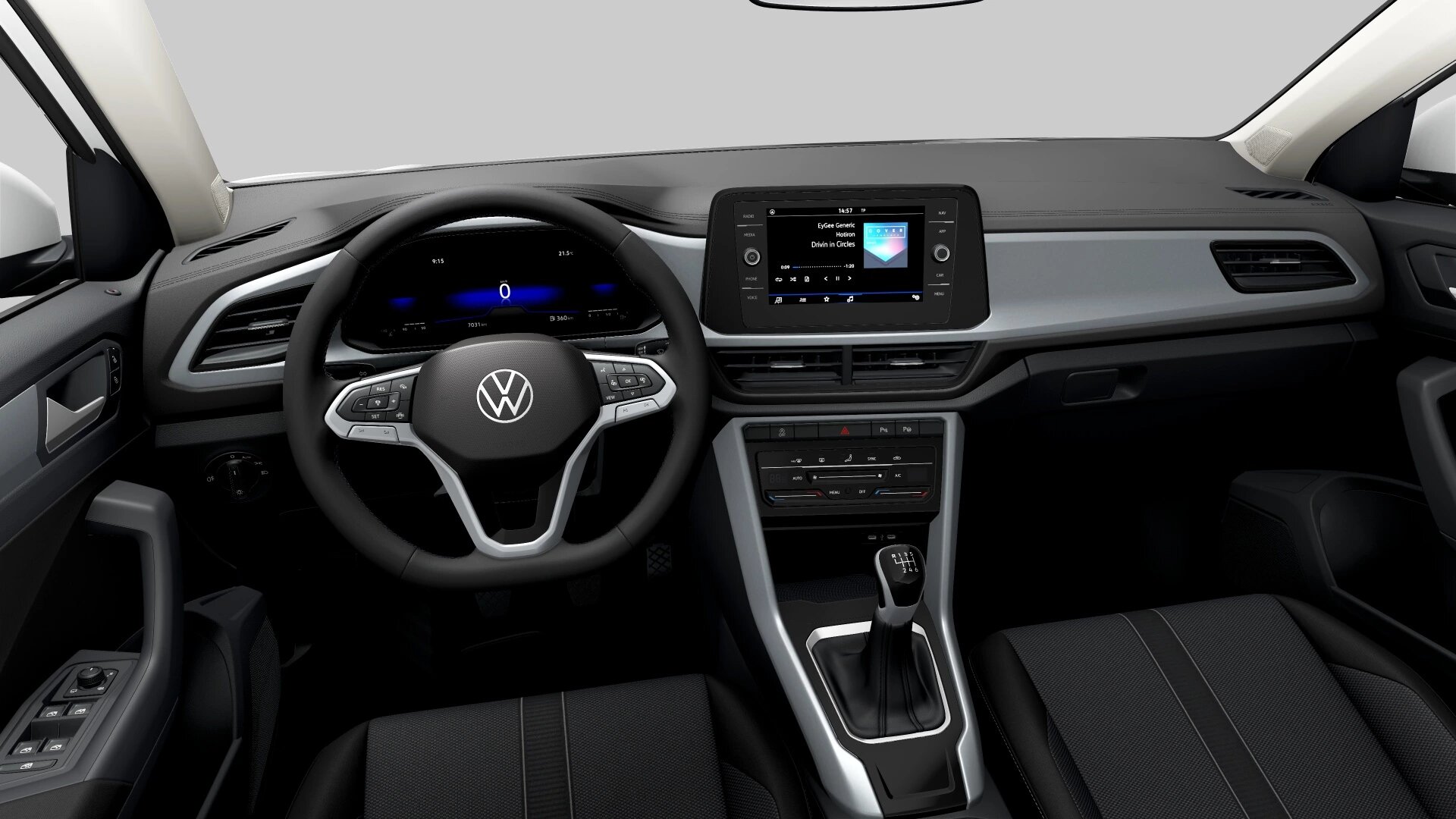 Renting Volkswagen T-Roc Life Blanco Puro SUV Manual Renting Finders Interior