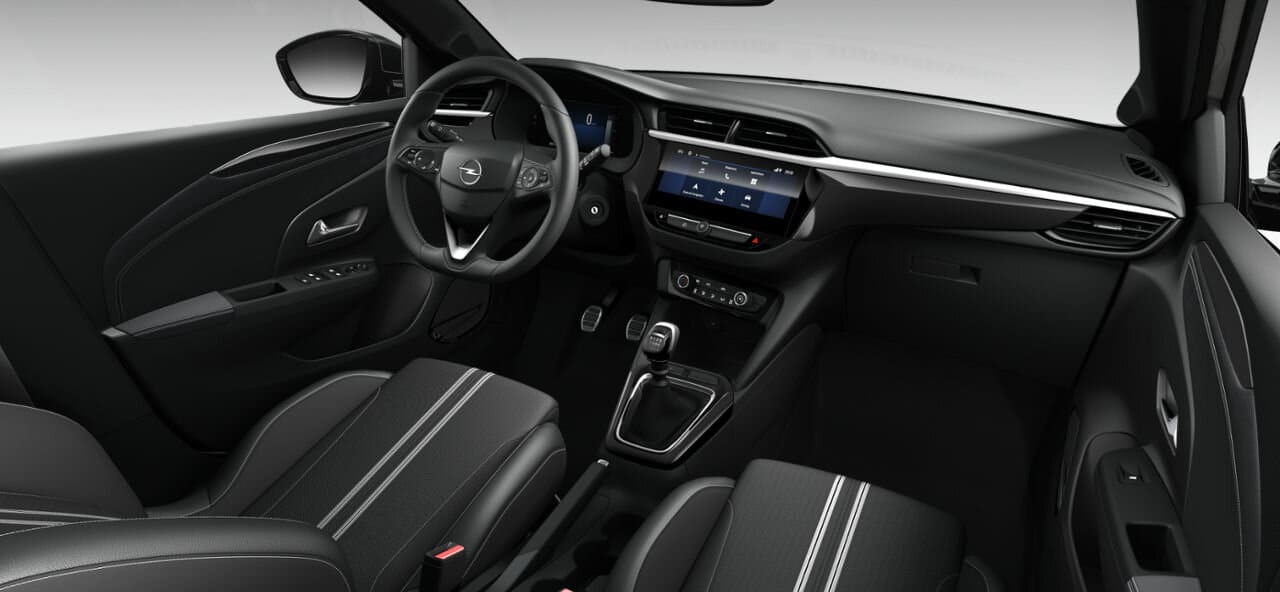Renting New Opel Corsa GS Compacto Acabado Premium Deportivo Manual Blanco Arktis Renting Finders Interior