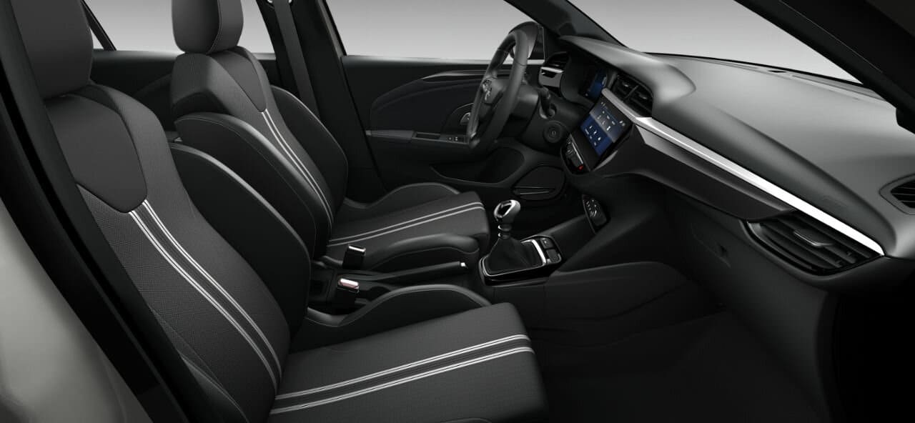 Renting New Opel Corsa GS Compacto Acabado Premium Deportivo Manual Blanco Arktis Renting Finders Interior