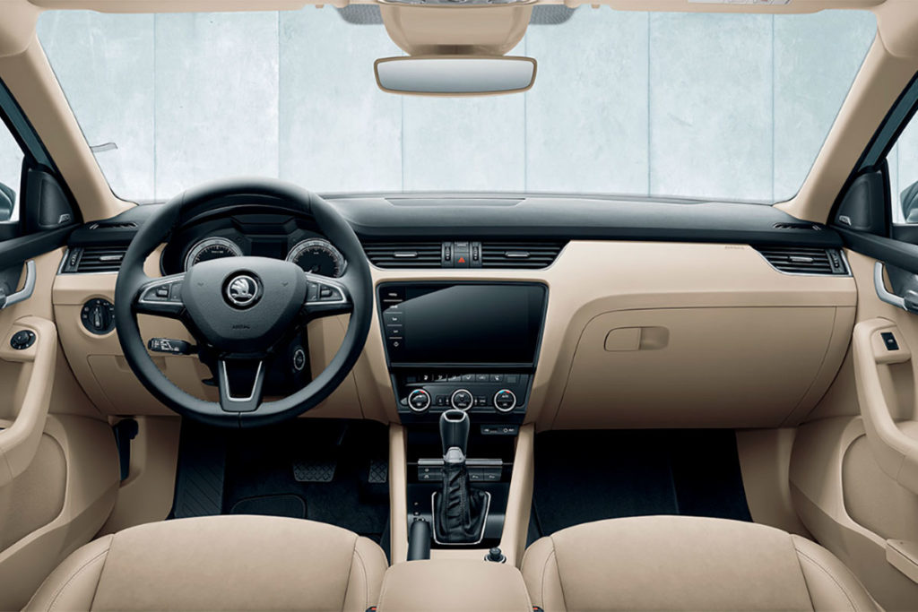 Interior del nuevo Škoda Octavia 2020
