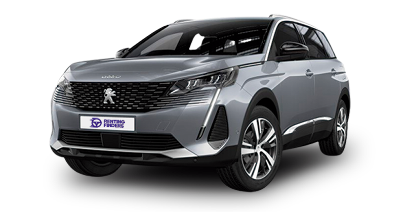 Renting Peugeot 5008 Allure Pack SUV Automático Gris Artense Renting Finders