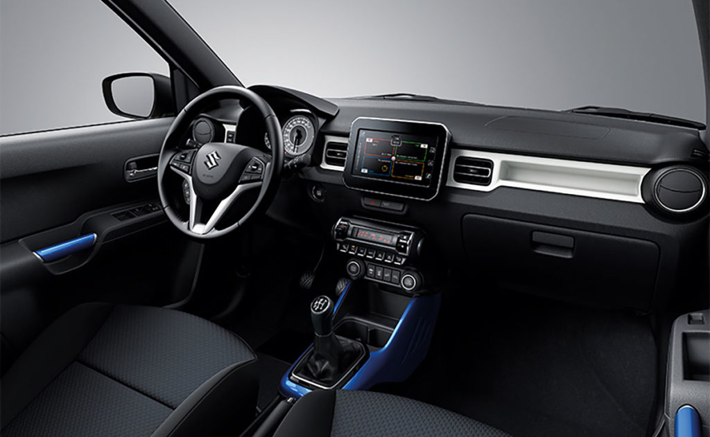 Interior del nuevo Suzuki Ignis 2020