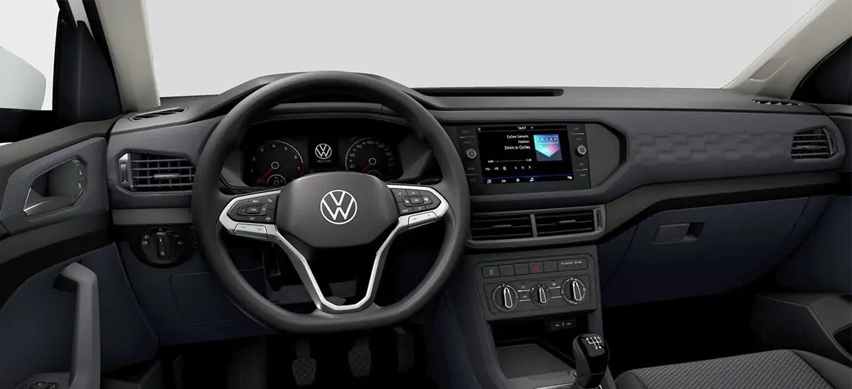 Renting Volkswagen T-Cross Salpicadero
