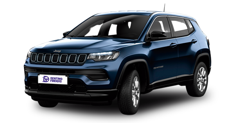 Renting Jeep Compass Longitude Shade Blue SUV Manual Renting Finders