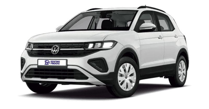 Renting New Volkswagen T-Cross Blanco Puro SUV Manual Renting Finders