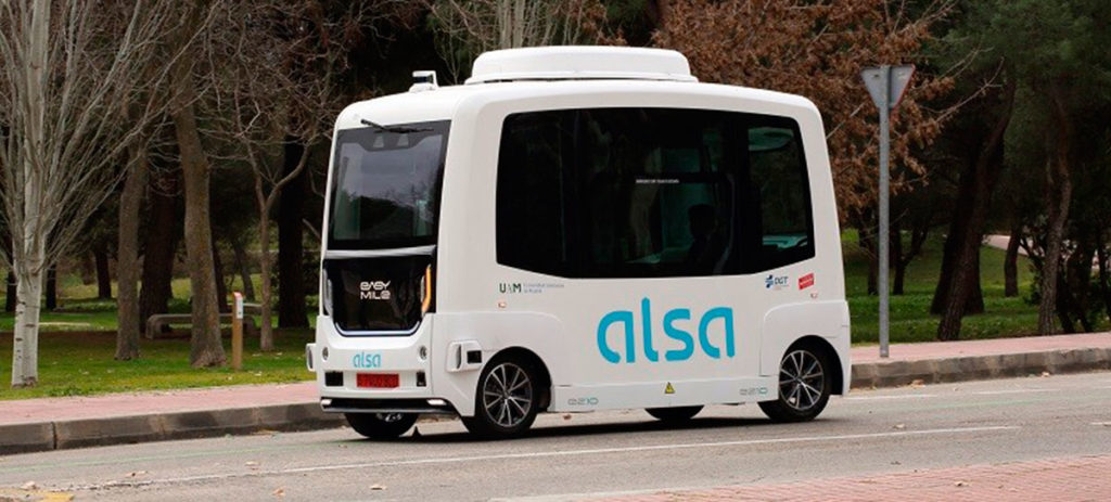 autobus autonomo espana alsa electrico