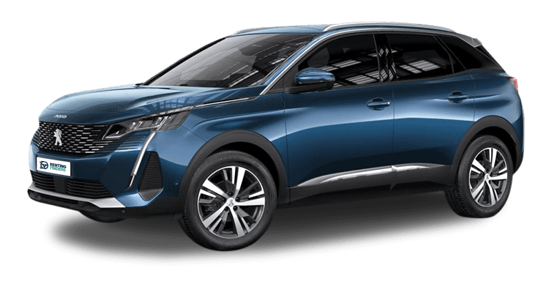 Renting Peugeot 3008 Allure Pack SUV Automático Azul Celebes Renting Finders