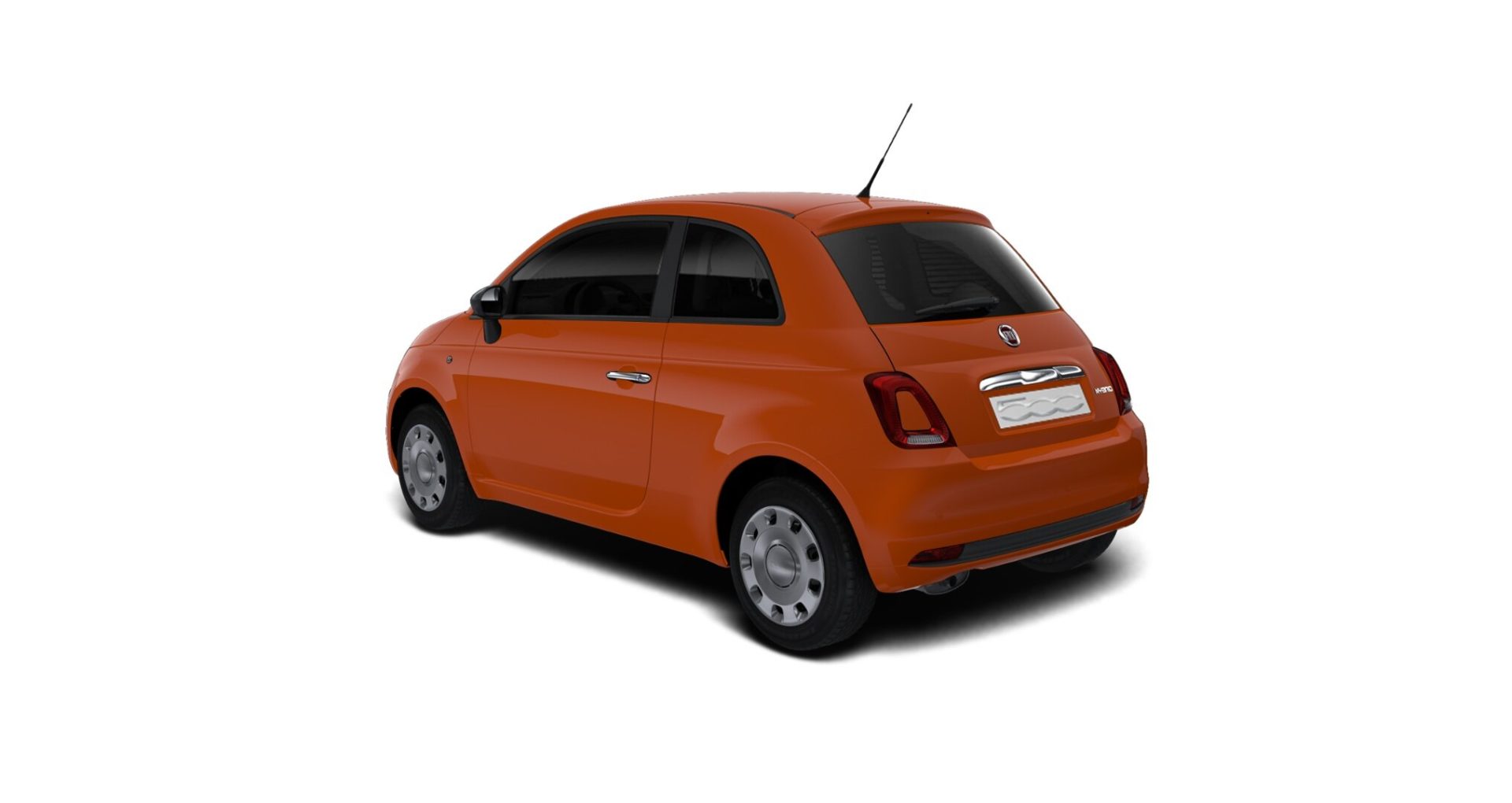 Renting Finders Fiat 500 Cult Hybrid Naranja Sicilia