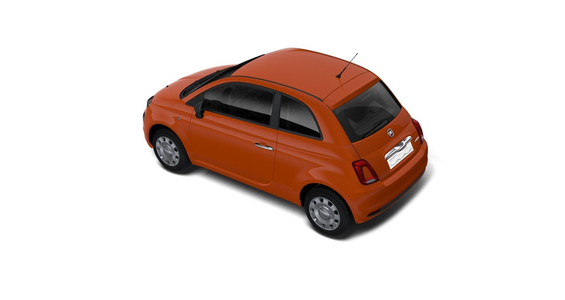 Renting Finders Fiat 500 Cult Hybrid Naranja Sicilia