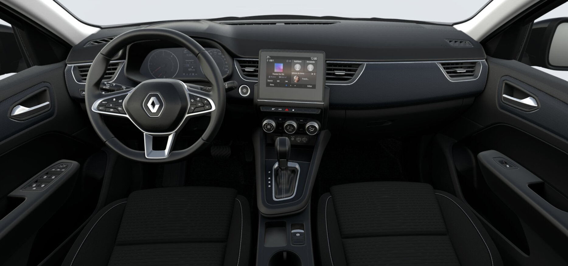 Renault Arkana intens Tce mhev negro sport Renting Finders salpicadero