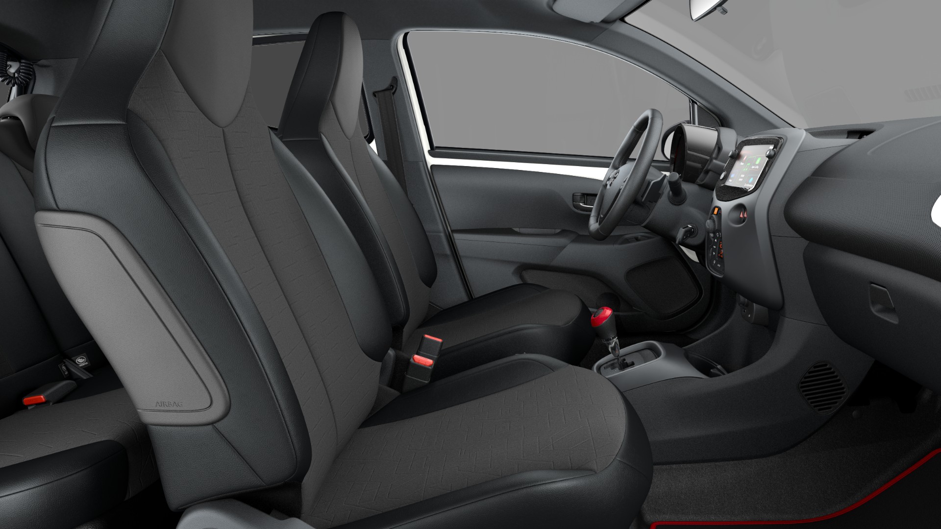 Toyota Aygo 70 x-play Renting Finders interior