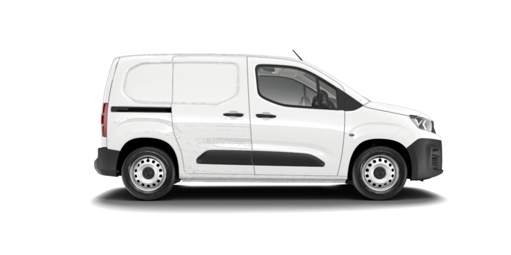 Peugeot Partner Pro standar blanco Renting Finders derecha