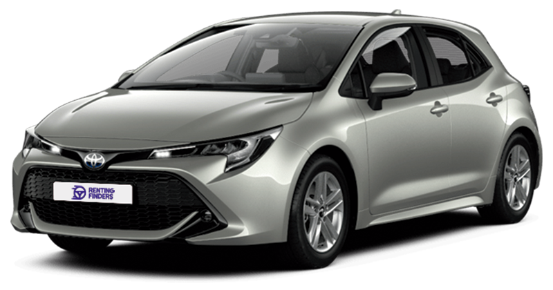 Toyota Corolla active plata de Renting Finders