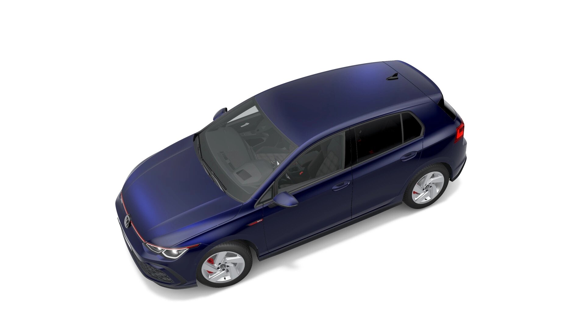 Volkswagen Golf azul GTi Renting Finders