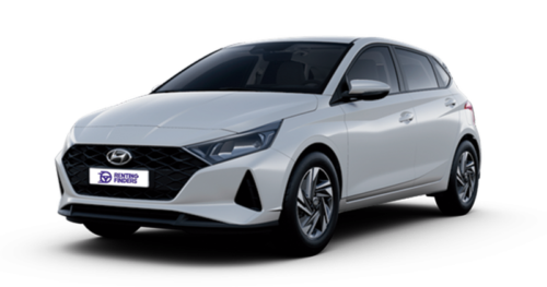 Renting Finders Hyundai i20 Polar White Klass