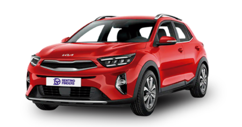 Renting Finders Kia Stonic Concept Signal Red SUV