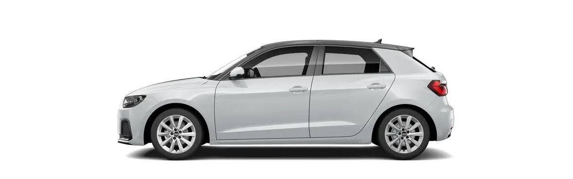 Renting Audi A1 sportback Advanced color blanco glaciar