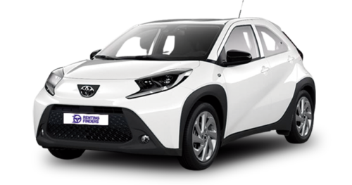 Renting Finders Toyota Aygo X Cross Play Compacto Blanco Manual