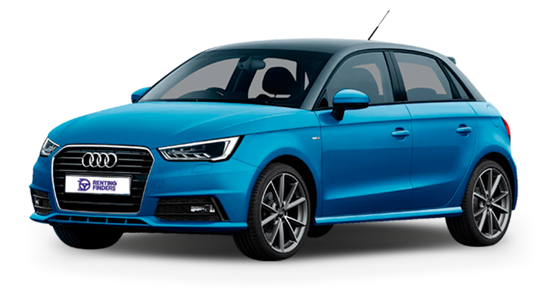 Renting Audi A1 azul