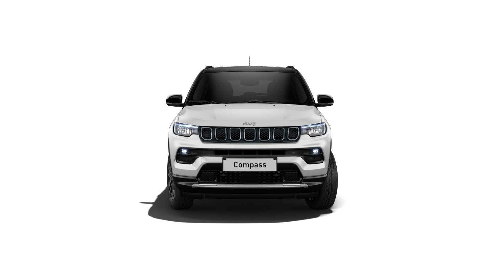 Renting Jeep Compass Limited DCT Blanco Alpino Techo Negro SUV Automático Gasolina Renting Finders