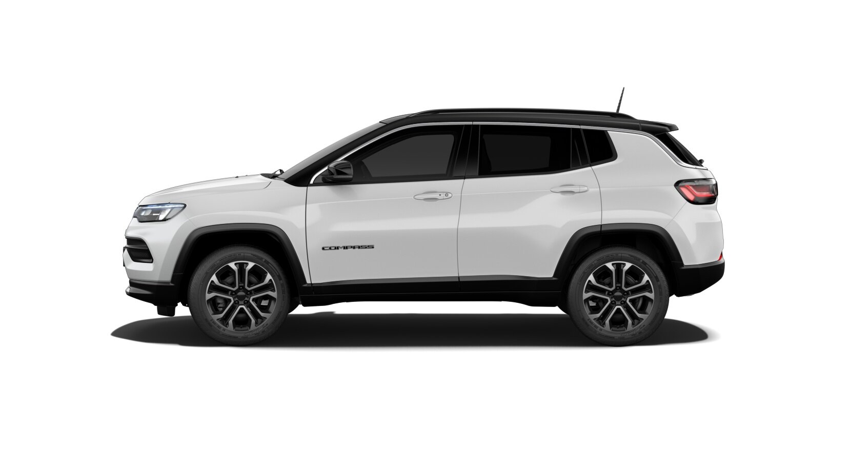 Renting Jeep Compass Limited DCT Blanco Alpino Techo Negro SUV Automático Gasolina Renting Finders