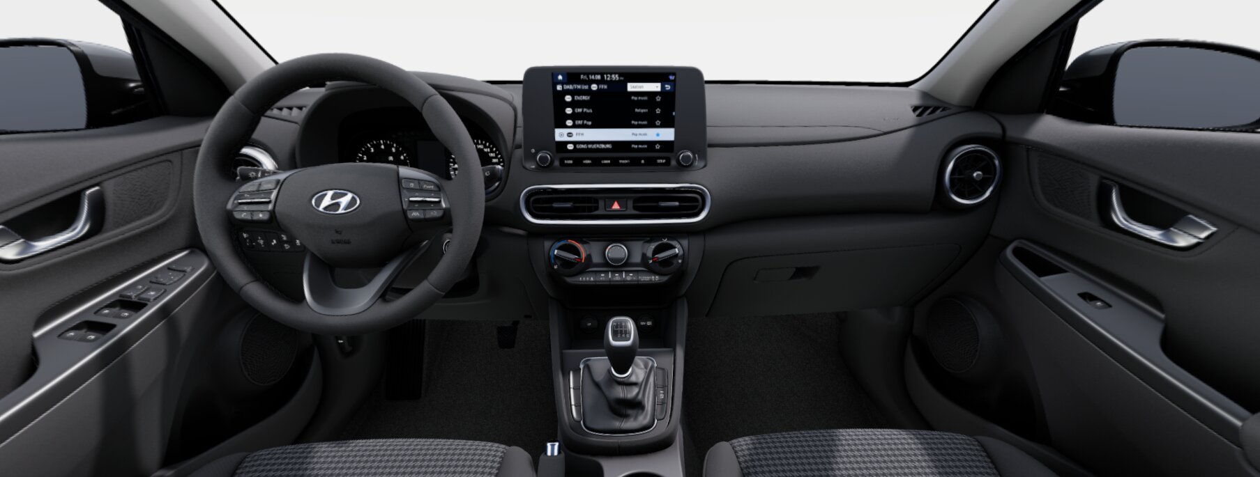 Renting Hyundai Kona Klass Interior