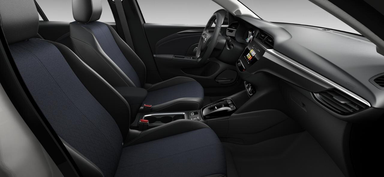 Renting Opel Corsa-e Elegance 50kWh Compacto Eléctrico Blanco Ion Etiqueta 0 Automático Renting Finders Interior