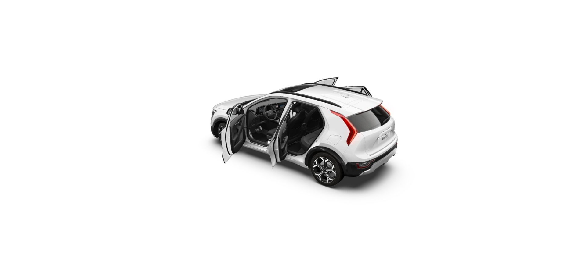 Renting Kia Niro Drive HEV Clear White Model Year 2023 SUV Automático Híbrido ECO Renting Finders