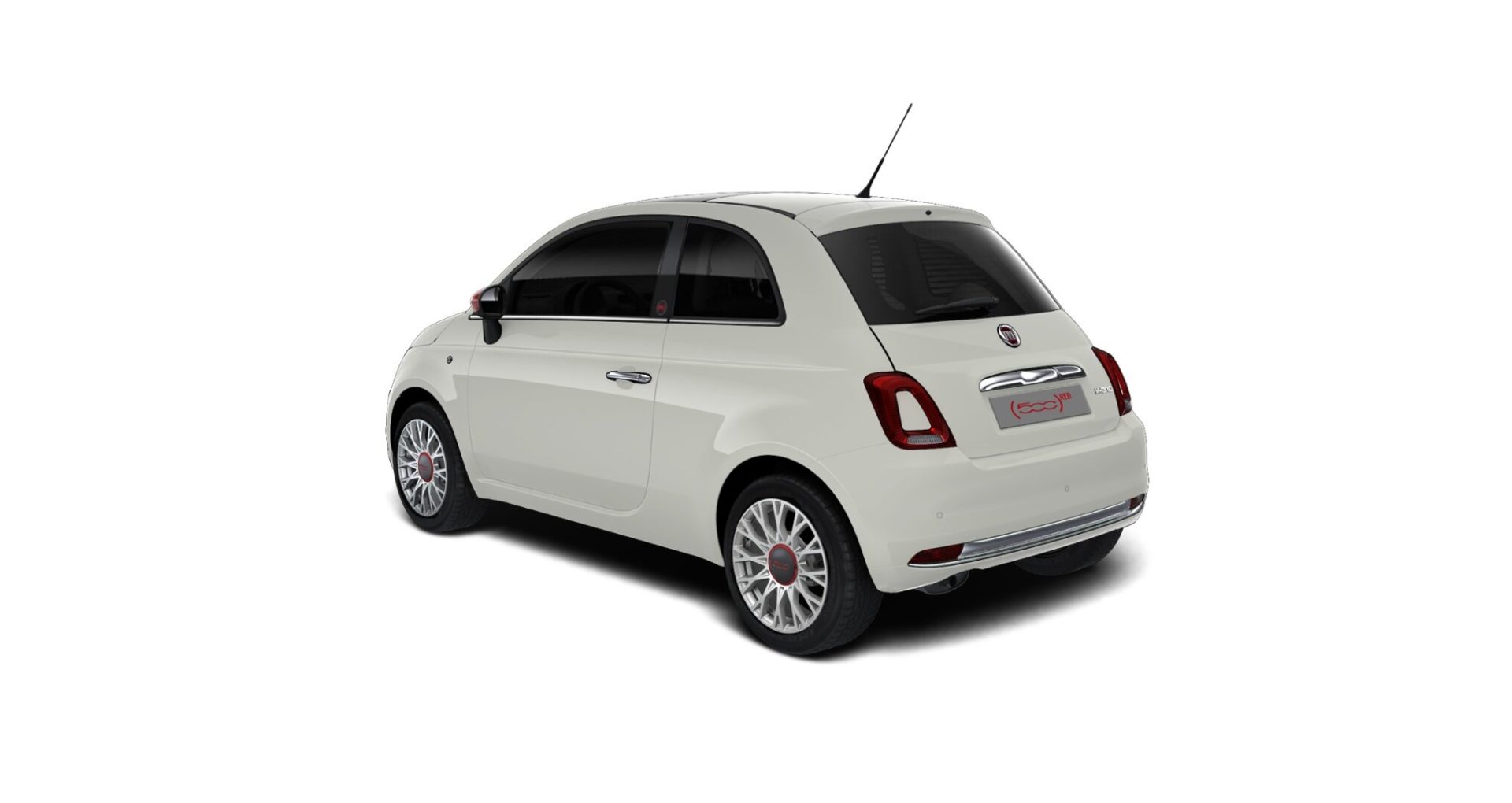 Renting Fiat 500 Hatchback Red Blanco Compacto Manual ECO Renting Finders