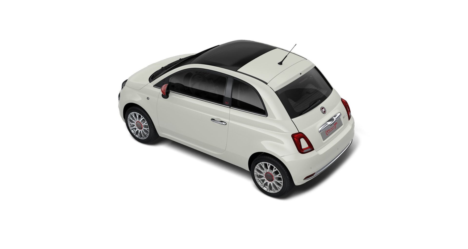 Renting Fiat 500 Hatchback Red Blanco Compacto Manual ECO Renting Finders
