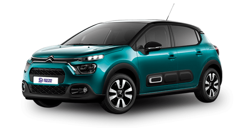 Renting Citroën C3 PureTech Shine Azul Compacto Manual Renting Finders