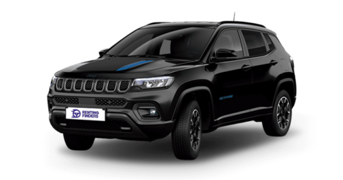 Renting Jeep Compass 4Xe PHEV Trailhawk SUV Automático Híbrido-Enchufable 4x4 Negro Sólido Renting Finders