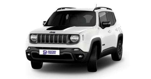 Renting Jeep Renegade 4Xe PHEV S SUV Híbrido Enchufable Automático 4x4 Blanco Alpino Renting Finders