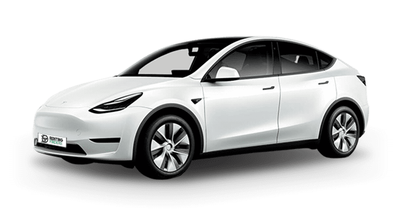 Renting Tesla Model Y RWD Blanco Multicapa Sedán SUV Automático Eléctrico Etiqueta 0 Renting Finders