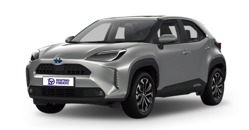 Renting Toyota Yaris Cross Active Tech SUV Híbrido Automático Gris Ágata Renting Finders