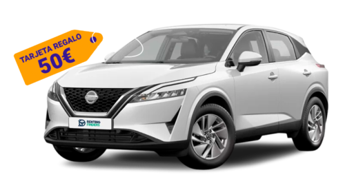 Renting Nissan Qashqai Acenta 1.3 DIG-T 2WD MHEV E6D Sapporo White Tarjeta Regalo 50€ Promo Renting Finders