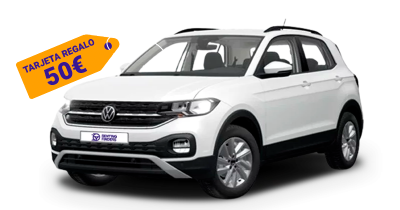 Renting Volkswagen T-Cross Advance Blanco Puro B SUV Manual Renting Finders Promo Tarjeta Regalo 50€