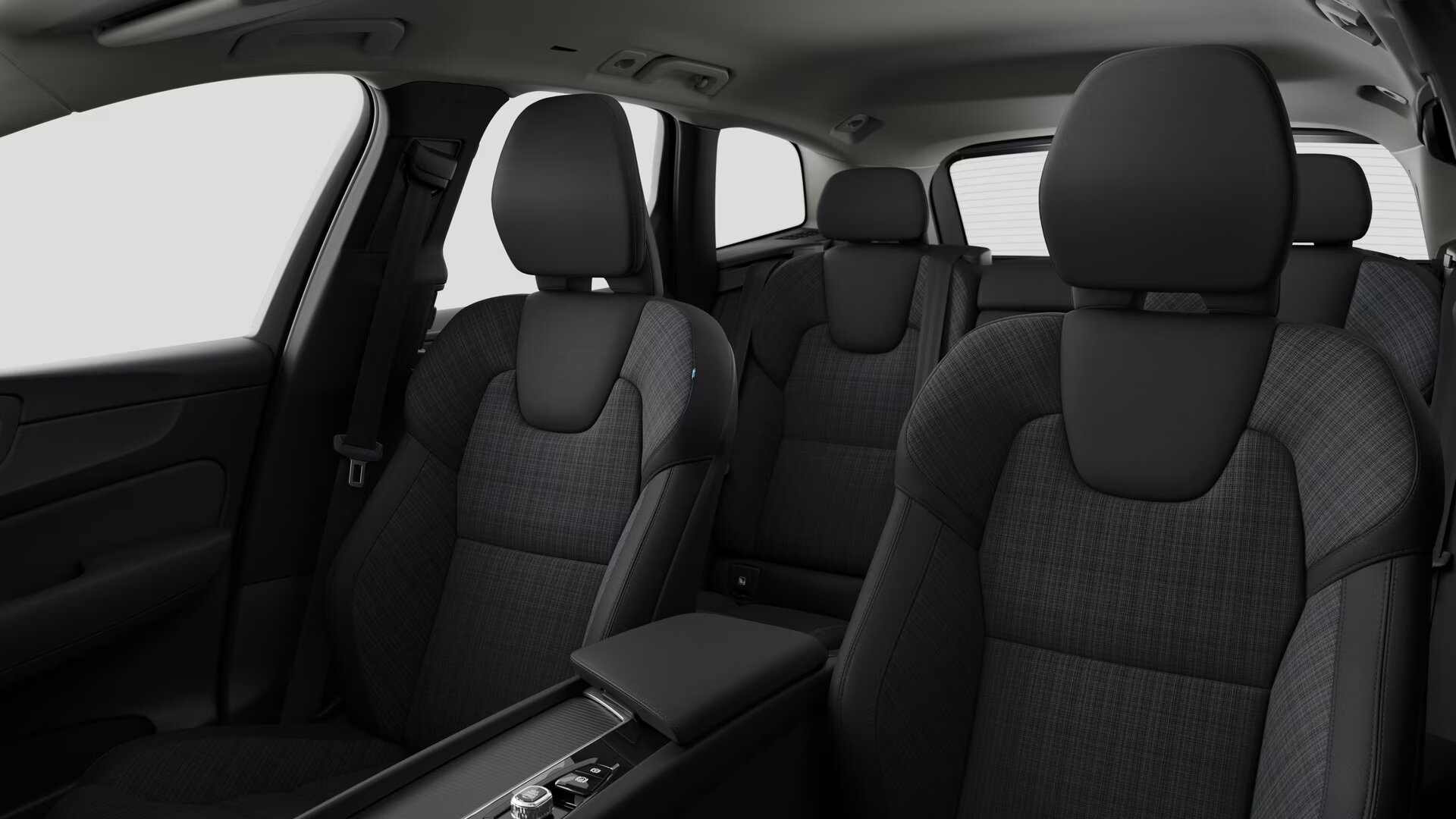 Renting New Volvo XC60 T6 Core eAWD PHEV Gasolina Automático Etiqueta ECO Vapour Grey Asientos