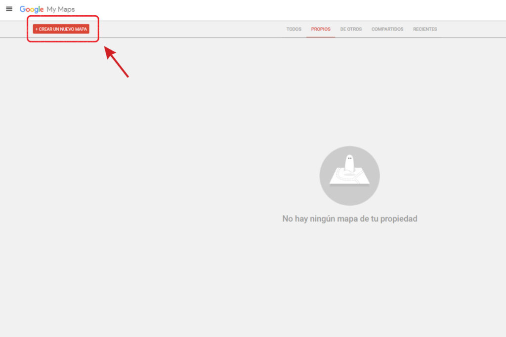 Paso 2: cómo crear tu mapa personalizado en Google My Maps