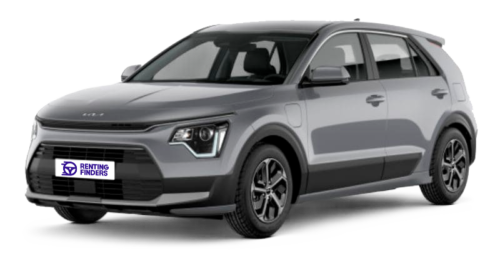Renting Kia Niro Drive PHEV Steel Gray SUV Automático Híbrido-Enchufable Etiqueta 0 Renting Finders