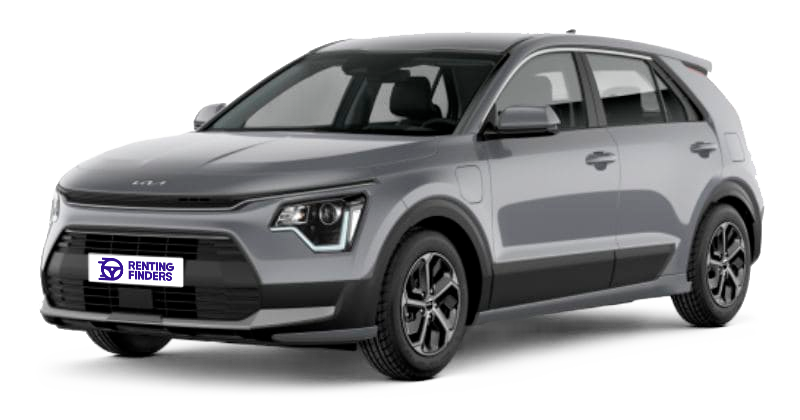 Renting Kia Niro Drive PHEV Steel Gray SUV Automático Híbrido-Enchufable Etiqueta 0 Renting Finders