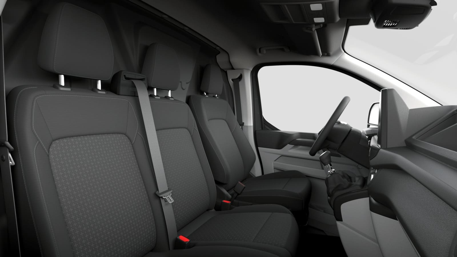 Renting Ford Transit Custom Trend Furgoneta Blanco Asientos