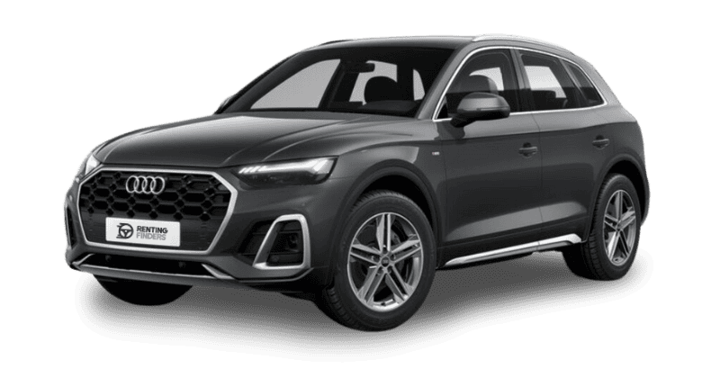 Renting Audi Q5 S Line SUV Automático Micro-Híbrido Diésel Etiqueta ECO Gris Daytona Renting Finders