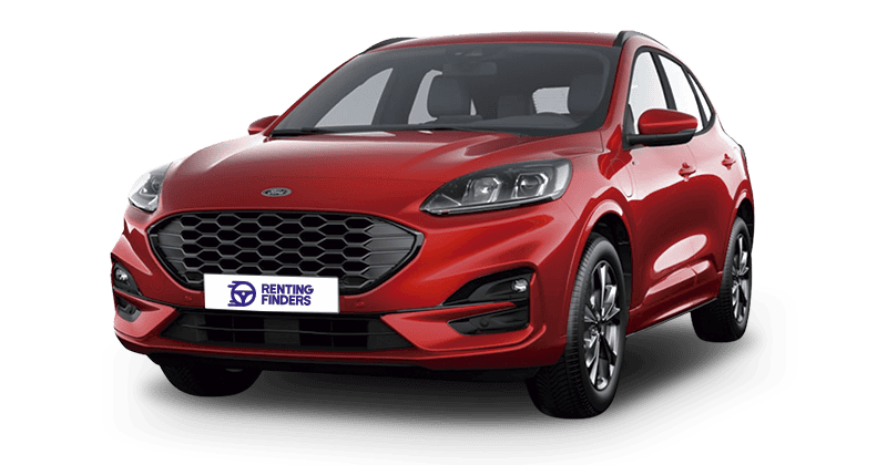 Renting Ford Kuga PHEV ST-Line SUV Híbrido-Enchufable Auto Etiqueta 0 Rojo Lucid Renting Finders