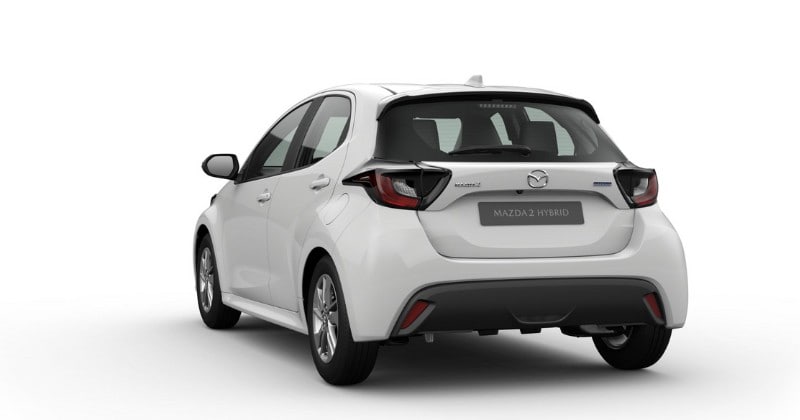 Renting Mazda 2 Centre-Line Compacto Híbrido Automático Etiqueta ECO Lunar White