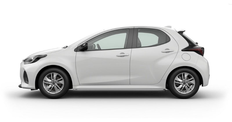 Renting Mazda 2 Centre-Line Compacto Híbrido Automático Etiqueta ECO Lunar White