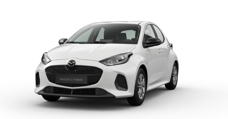 Renting Mazda 2 Centre-Line Compacto Híbrido Automático Etiqueta ECO Lunar White